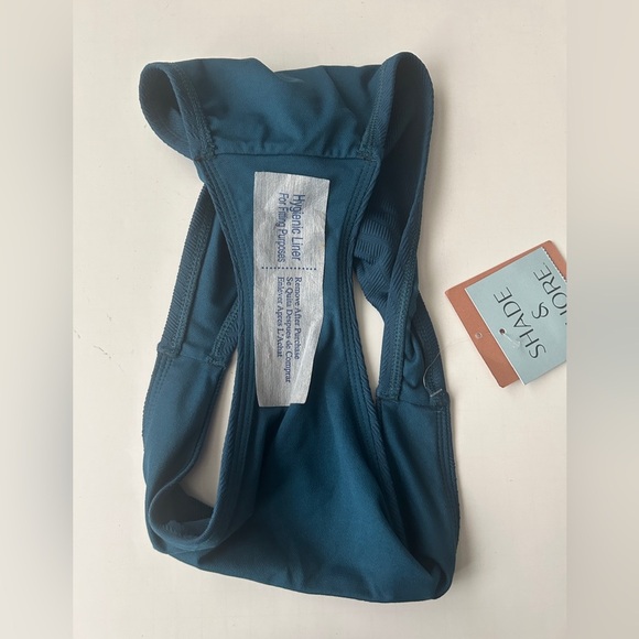 Women's Jacquard Extra High Leg Low-Rise Cheeky Bikini Bottom Size Small - Picture 5 of 8